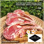 Beef rib TOMAHAWK Australia STEER (young cattle) DIAMANTINA frozen portioned 1 rib +/- 1.6kg (price/kg)